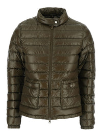 Herno Women Green Puffer Jacket With Quilted Design For Men