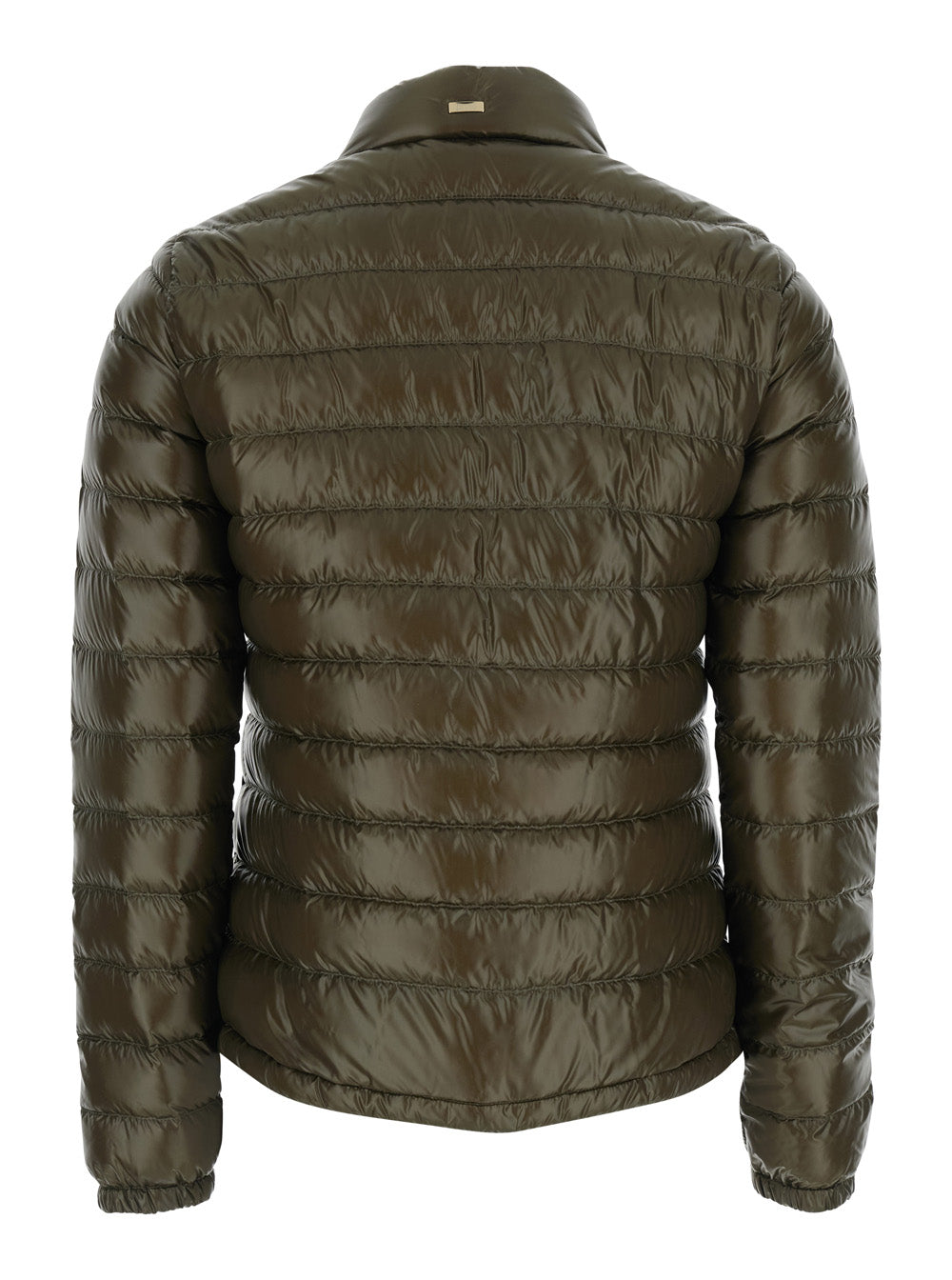 Herno Women Green Puffer Jacket With Quilted Design For Men