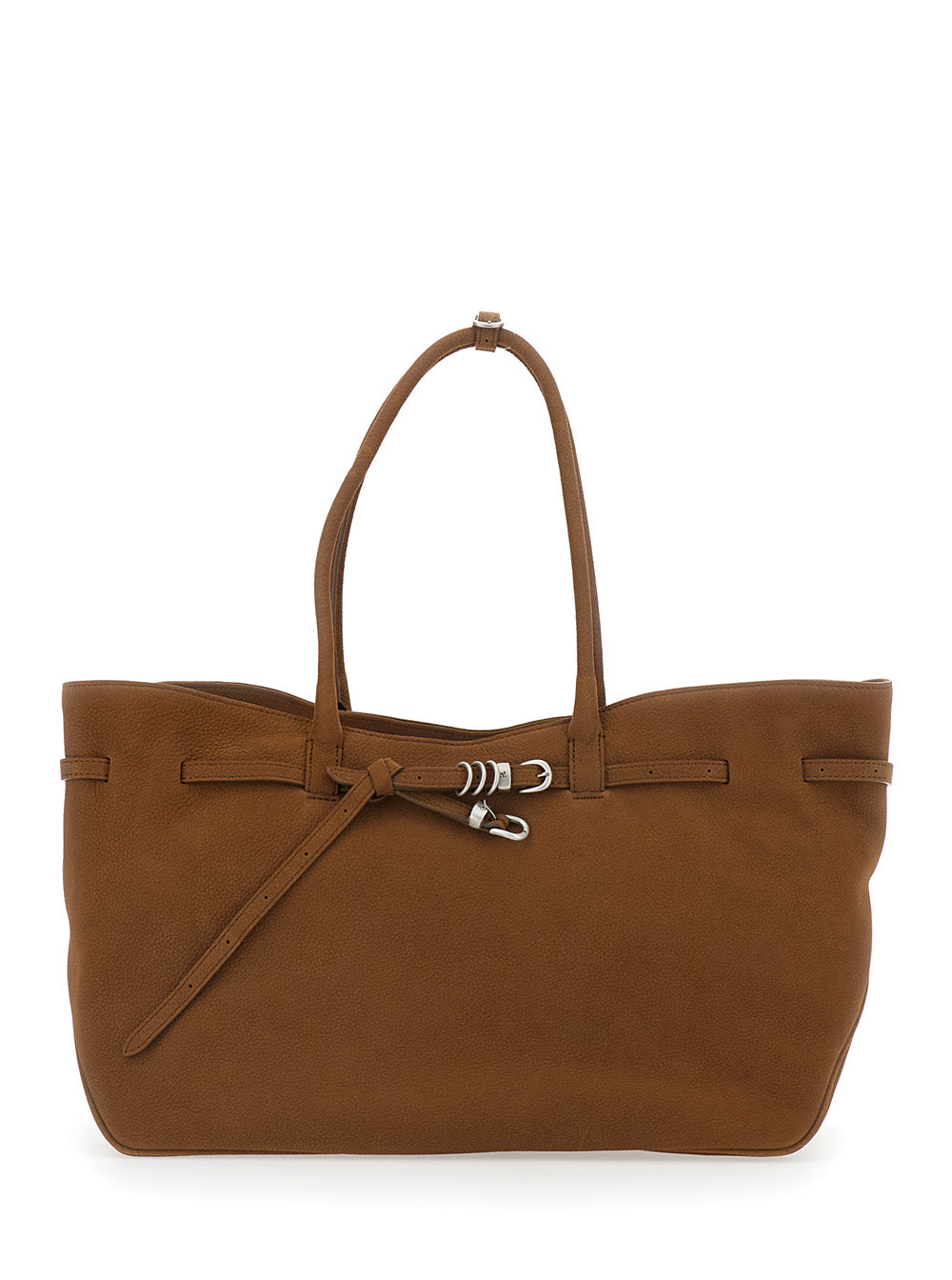 MARGESHERWOOD Margesherwood Women 'Grandma Used Bag' Brown Tote Bag With Adjustable Strap And Leather Logo Plate For Women