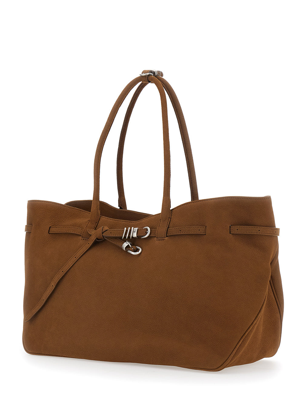MARGESHERWOOD Margesherwood Women 'Grandma Used Bag' Brown Tote Bag With Adjustable Strap And Leather Logo Plate For Women