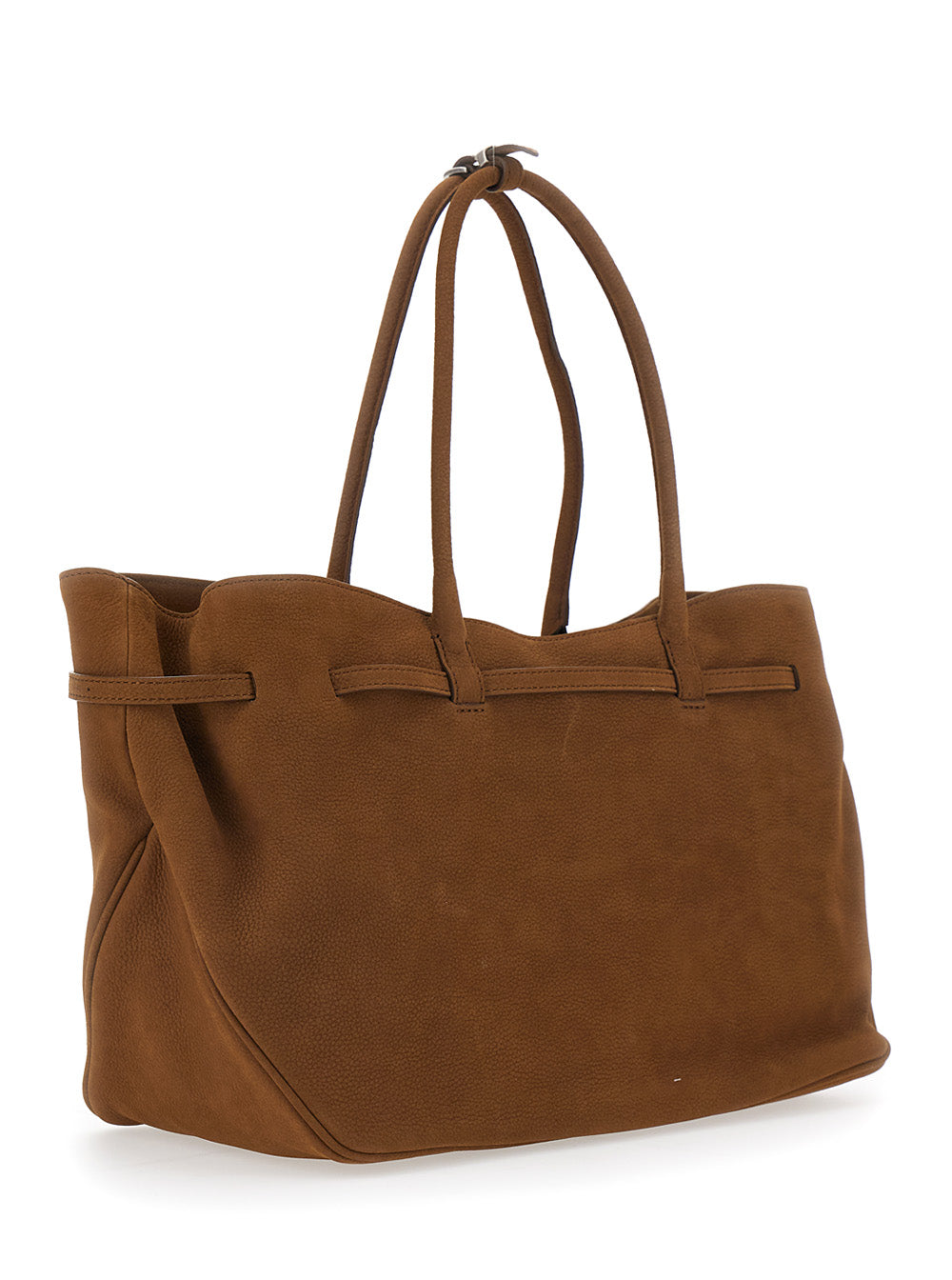 MARGESHERWOOD Margesherwood Women 'Grandma Used Bag' Brown Tote Bag With Adjustable Strap And Leather Logo Plate For Women