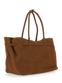 MARGESHERWOOD Margesherwood Women 'Grandma Used Bag' Brown Tote Bag With Adjustable Strap And Leather Logo Plate For Women