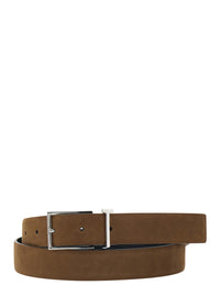 Tom Ford Men Brown Belt With T Loop Detail In Leather Man