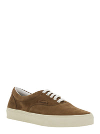 Tom Ford Men Brown 'Jude' Sneakers With In Nubuck For Men