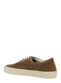Tom Ford Men Brown 'Jude' Sneakers With In Nubuck For Men