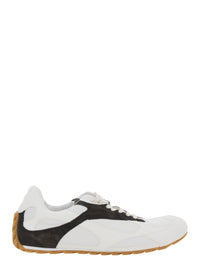 Bottega Veneta Men White Sneakers 'Orbit Flash' With Contrast Details And Leather Upper For Men