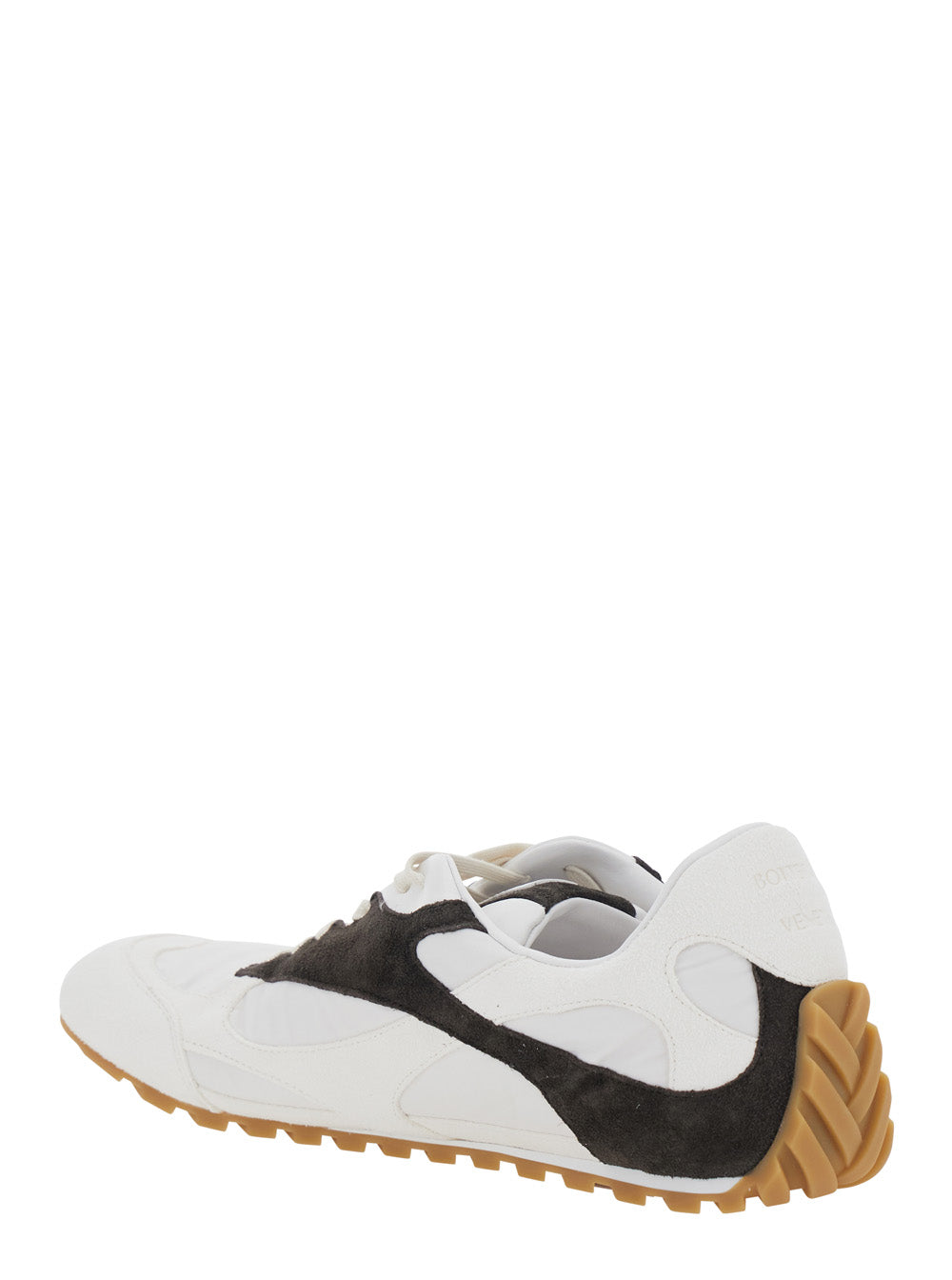 Bottega Veneta Men White Sneakers 'Orbit Flash' With Contrast Details And Leather Upper For Men