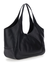 Gucci Women 'Jackie' Black Shoulder Bag With Two Top Handles And Front Closure In Leather For Women
