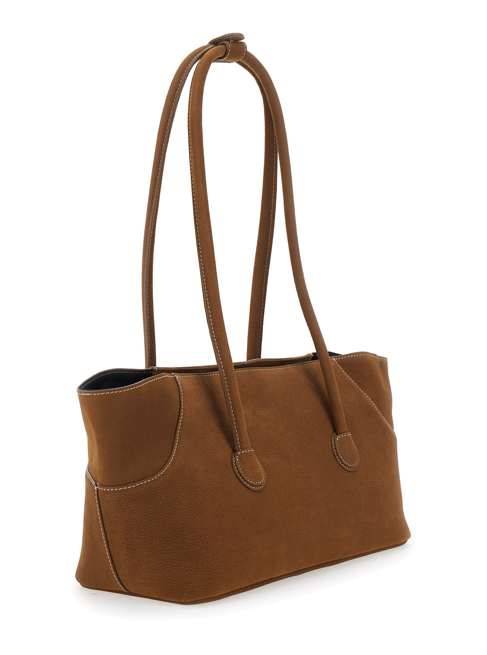 Margesherwood Women Shoulder Bag 'Boat Shopper Large' With Brown Leather Details For Women