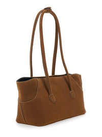Margesherwood Women Shoulder Bag 'Boat Shopper Large' With Brown Leather Details For Women