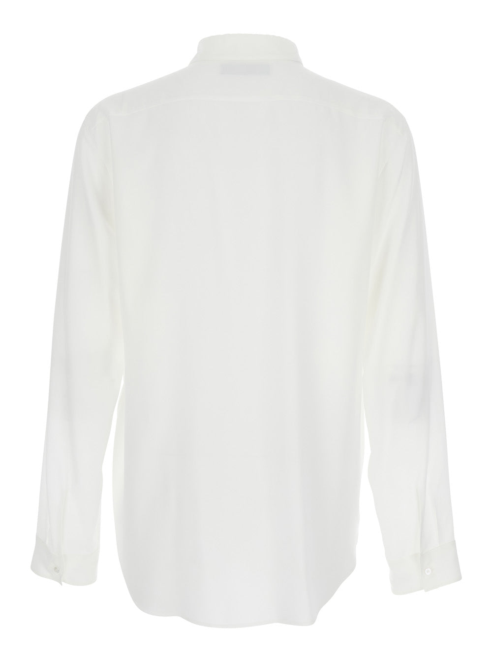 Gucci Men 'Narcissist' White Shirt With Classic Collar And Button Cuffs In Silk For Men