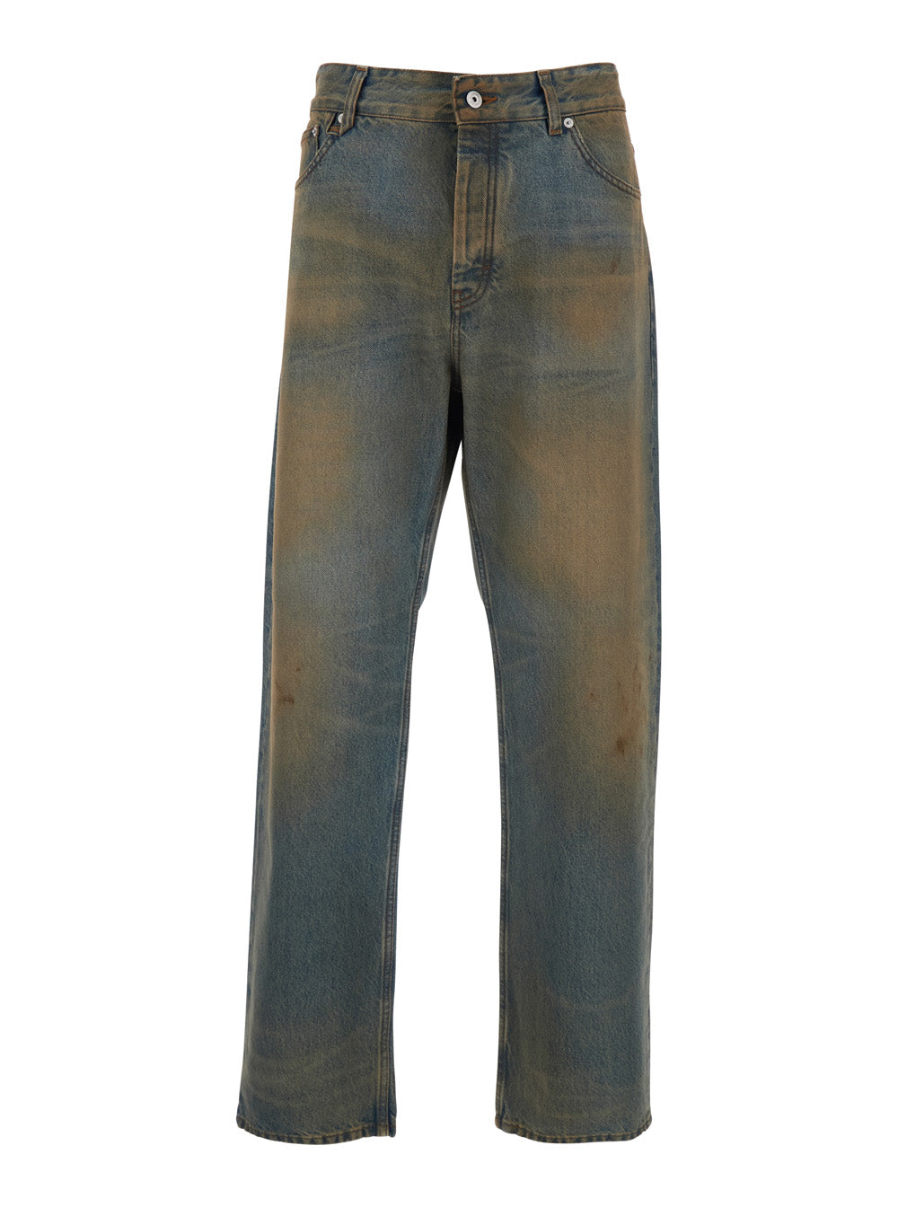Jacquemus Men Grey Jeans 'Le De-Nimes Berger' Five-Pocket In Denim Men