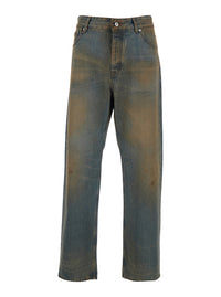 Jacquemus Men Grey Jeans 'Le De-Nimes Berger' Five-Pocket In Denim Men