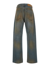Jacquemus Men Grey Jeans 'Le De-Nimes Berger' Five-Pocket In Denim Men
