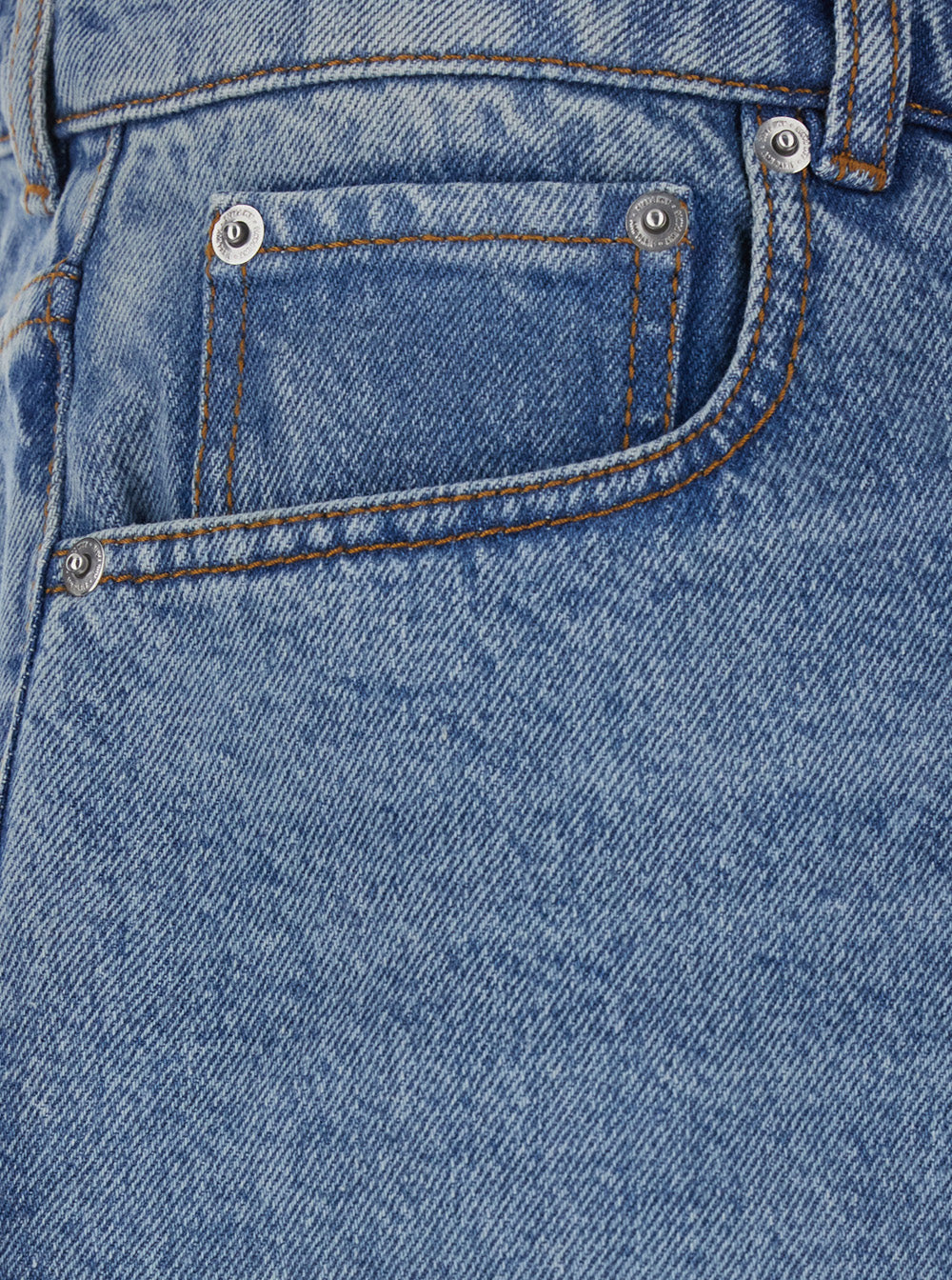 Ami Paris Men Light Blue High-Waisted Bermuda Shorts With Side Pockets In Denim For Men
