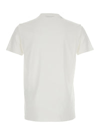 Tom Ford Men T-Shirt 'Cotton Silk Ss' White With Round Neck In Cotton And Silk Men