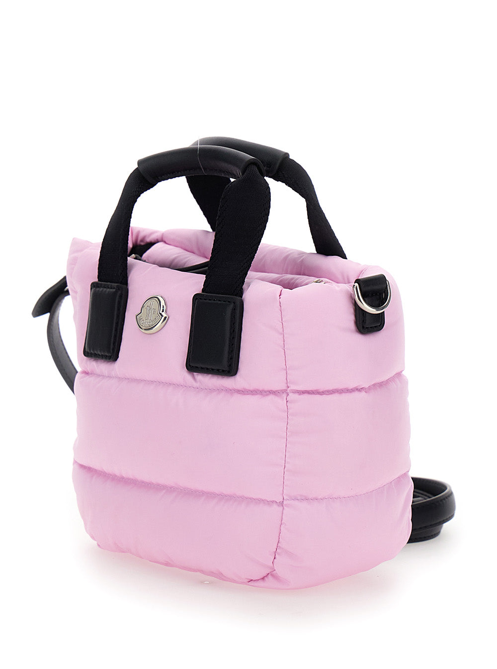 Moncler Women Pink 'Micro Caradoc' Crossbody Bag In Tech Fabric Women