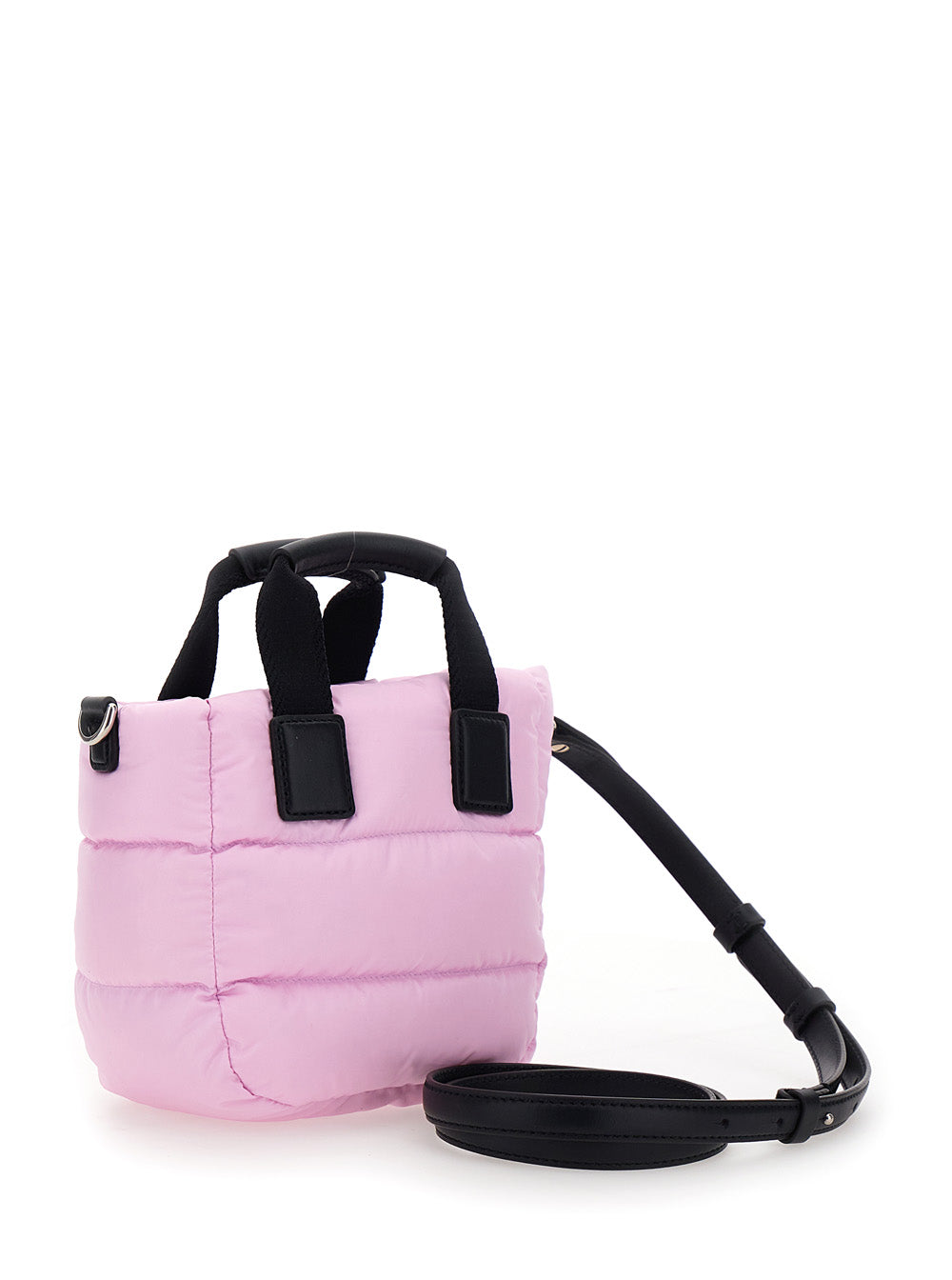 Moncler Women Pink 'Micro Caradoc' Crossbody Bag In Tech Fabric Women