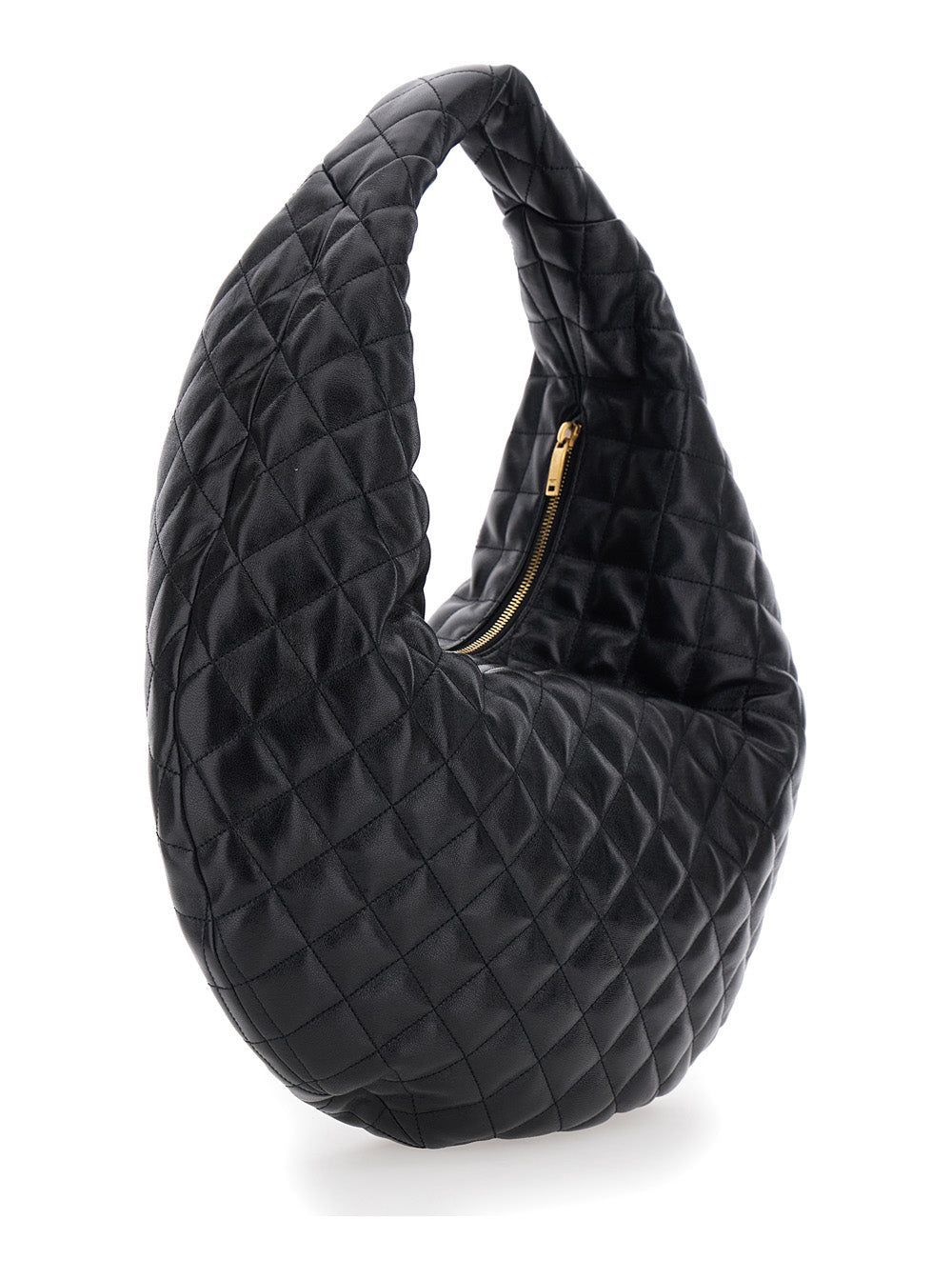 SAINT LAURENT Saint Laurent Women Shoulder Bag 'Ysl Bo Icare Hobo' With Simple Design In Black Leather For Women