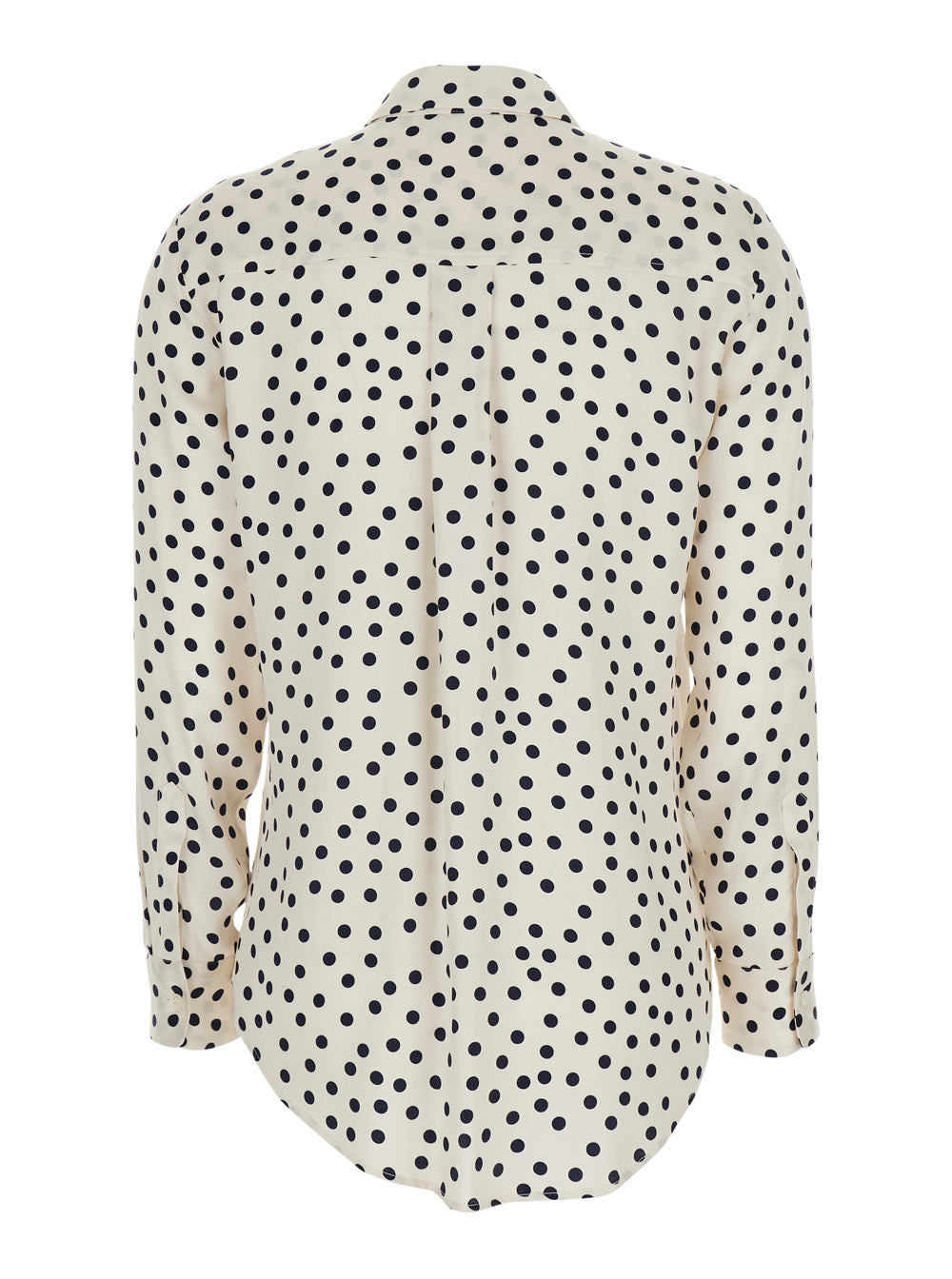 Leplain Women Shirt 'Pois Pocket Shirt' - White - Shirt With Pocket And Polka Dot Patterns In Polyester - Women