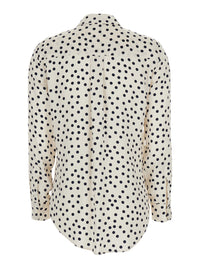 Leplain Women Shirt 'Pois Pocket Shirt' - White - Shirt With Pocket And Polka Dot Patterns In Polyester - Women
