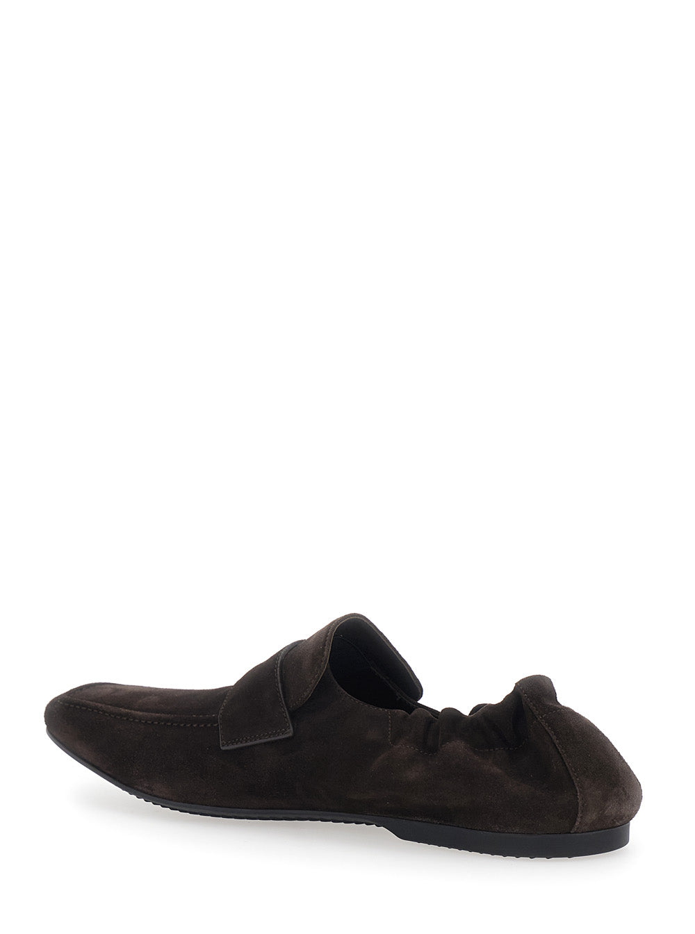 Balenciaga Men 'Palermo' Brown Loafers With Rounded Toe In Leather For Men