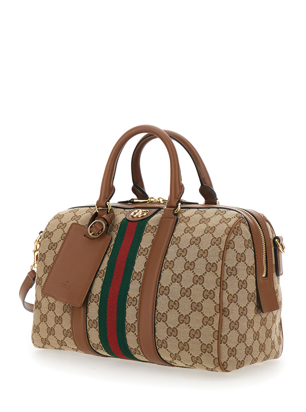 Gucci Women Handbag 'Ophidia' With Beige Leather Details For Women