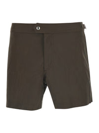Tom Ford Men Micro Compact Poplin Wr Swim Short