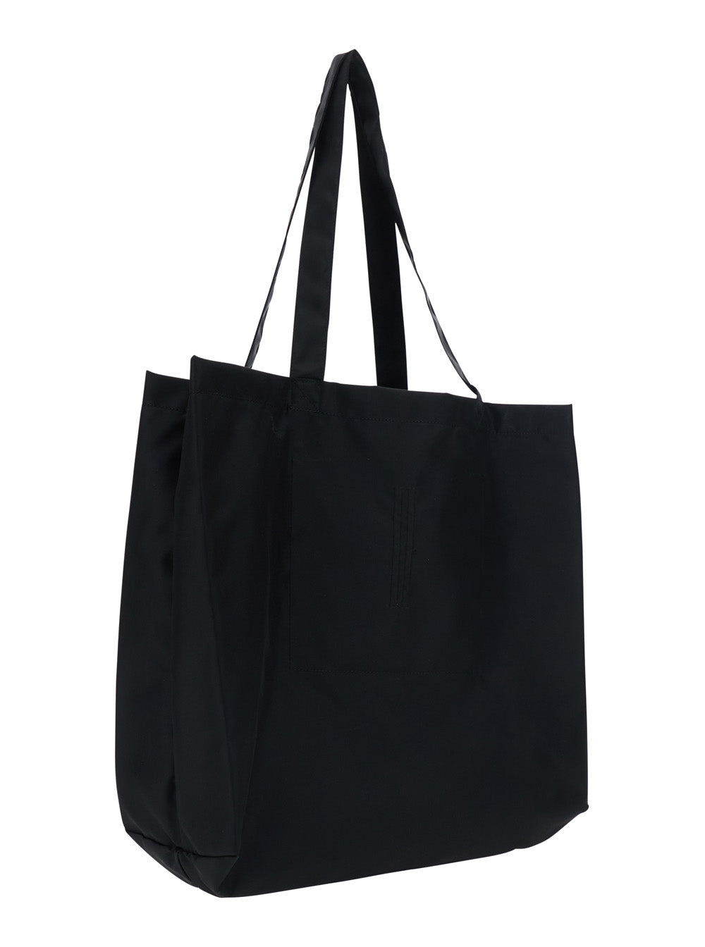 DRKSHDW Drkshdw Men Black Shoulder Bag With Maxi Logo On The Front And Two Top Handles In Cotton For Men