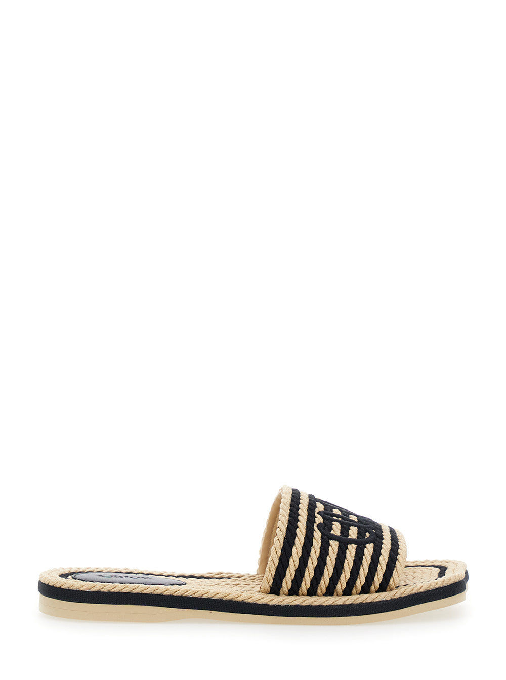 Chloé Women Sandals '19A' With Shaped Straps In White Leather For Women
