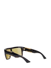 BOTTEGA VENETA Bottega Veneta Women Brown Aviator Sunglasses With Square Lenses And Metal Plates On The Side In Plastic For Women