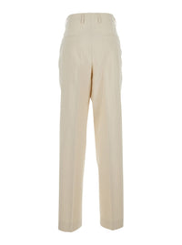 Dries Van Noten Women Beige 'Pilar' Pants With Side Pockets For Men