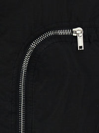 Drkshdw Men Black Bomber Jacket With Bomber Collar And Zip Pockets On The Front In Cotton For Men