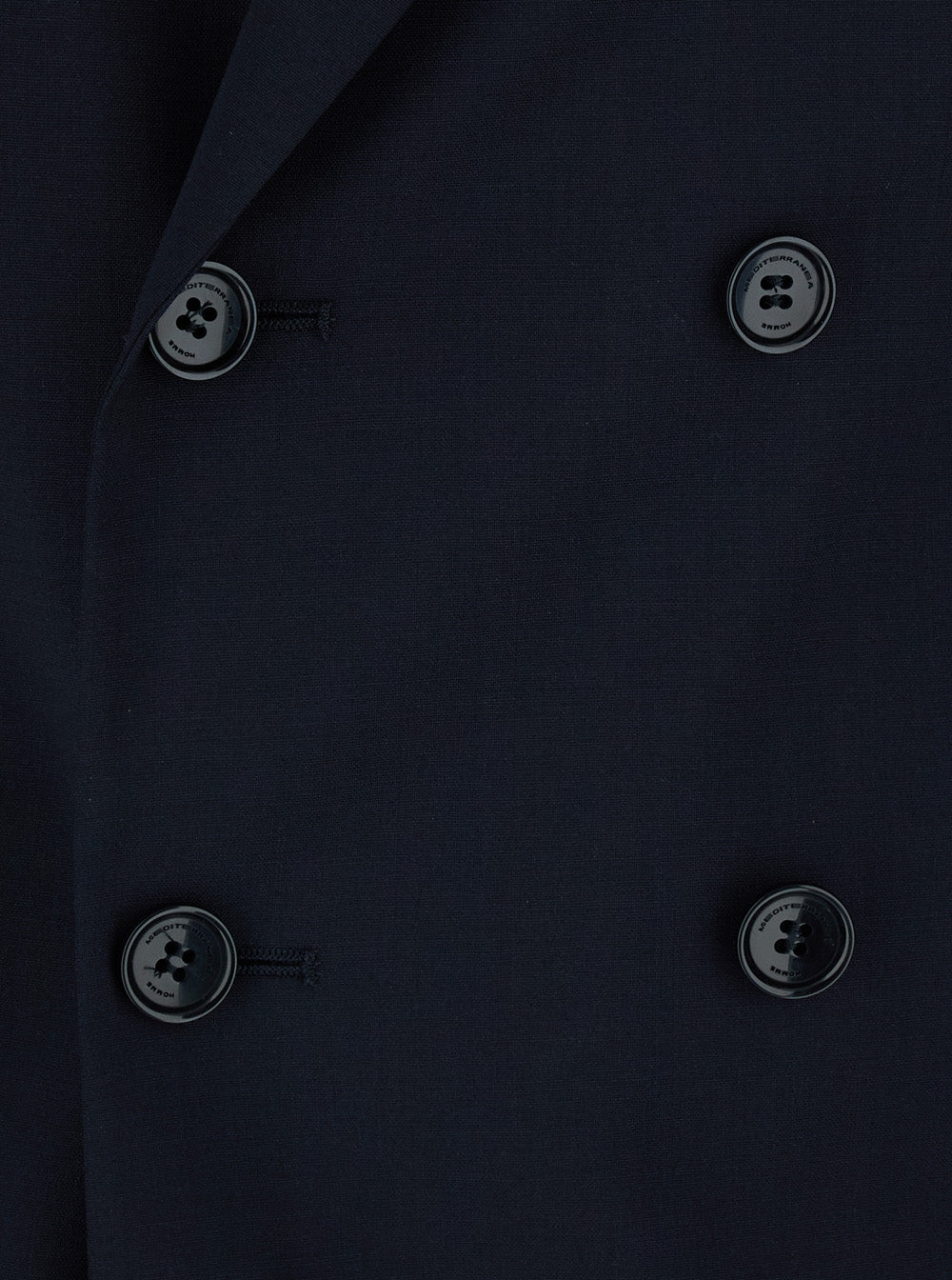 Leplain Men Double-Breasted Suit With Peak Revers Blue Man