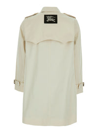 Burberry Women 'Summerside' Beige Trench Coat With Classic Collar And Ekd Patch On The Back In Cotton For Women