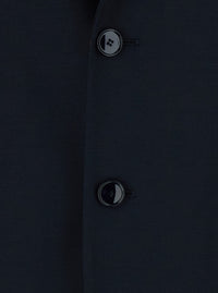 Leplain Men Single-Breasted Suit With Peak Revers And Pants Without Pleats Blue Man