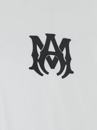 Amiri Men Oversized T-Shirt With Contrast Logo Print In White Cotton For Men