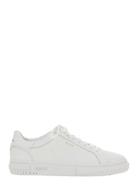 Axel Arigato Men Sneaker 'Atlas' Low Top With Logo Lettering On The Back In White Leather Men