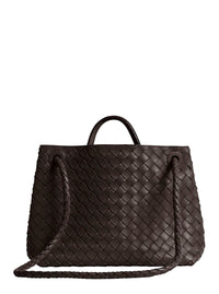 BOTTEGA VENETA Bottega Veneta Women Handbag 'Andiamo' Medium With Knot Detail On The Front In Brown Leather For Women