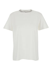 GOLDEN GOOSE Golden Goose Women T-Shirt Golden W's Regular With Cotton And White Woman