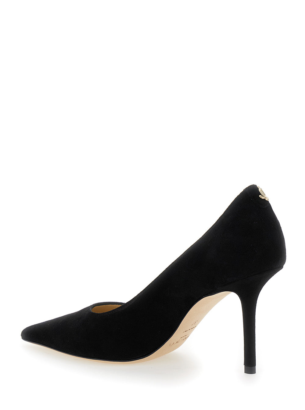 Jimmy Choo Women Pumps 'Love' With Stiletto Heel In Suede And Black Color For Women