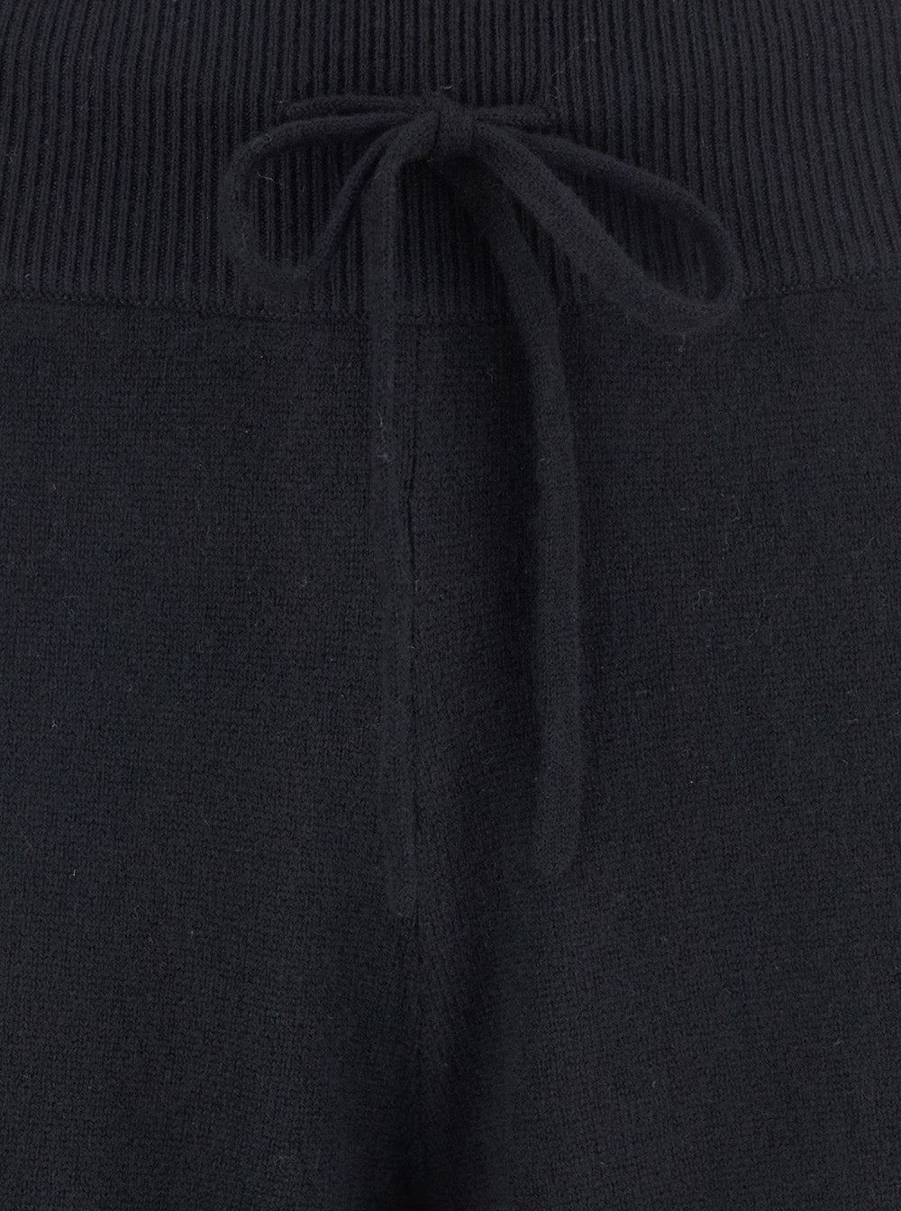 Lisa Yang Women Pants 'Sofi' With Elasticated Waist And Wide Leg In Black Cashmere For Women