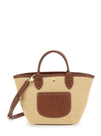 LONGCHAMP Longchamp Women Brown Leather Handle Shopper Bag For Women