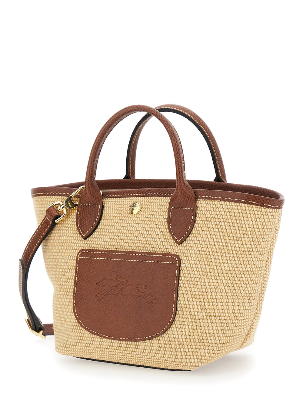 LONGCHAMP Longchamp Women Brown Leather Handle Shopper Bag For Women