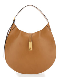 POLO RALPH LAUREN Polo Ralph Lauren Women Brown Shoulder Bag With Logo Detail In Smooth Leather Woman
