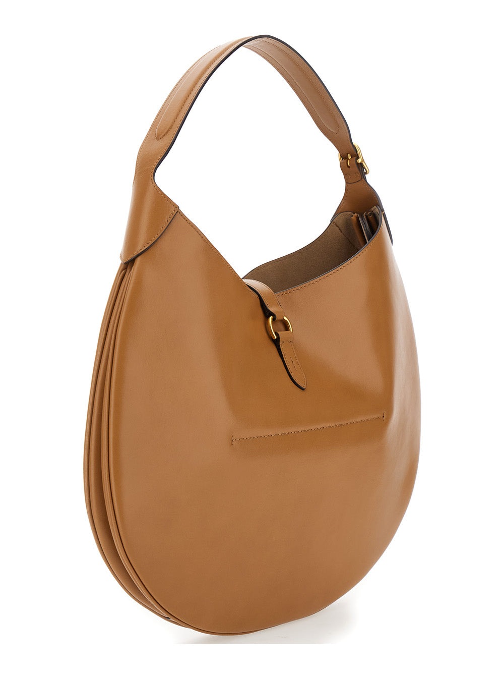 POLO RALPH LAUREN Polo Ralph Lauren Women Brown Shoulder Bag With Logo Detail In Smooth Leather Woman