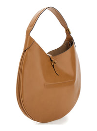 POLO RALPH LAUREN Polo Ralph Lauren Women Brown Shoulder Bag With Logo Detail In Smooth Leather Woman