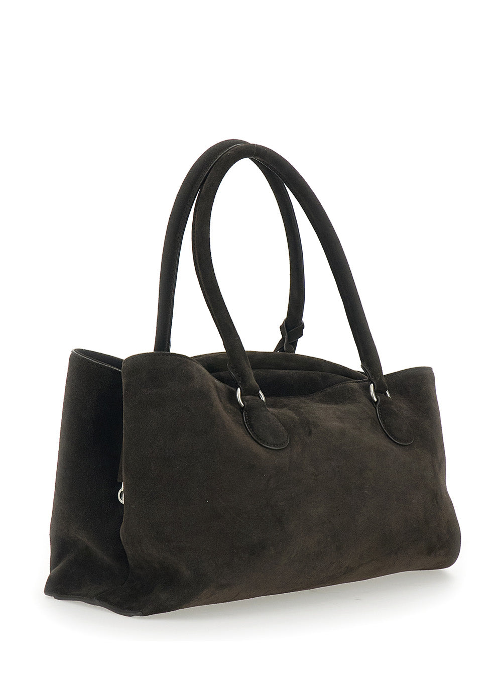 OSOI Osoi Women Shopper 'Shell Brot' With Two Handles And Leather Key Pendant In Brown For Women