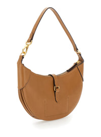 POLO RALPH LAUREN Polo Ralph Lauren Women Shoulder Bag 'P Id Mn Shdr-Shoulder Bag-Small' In Beige Leather For Women
