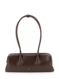OSOI Osoi Women Boatwide Mini Shoulder Bag In Leather And Brown Color Unisex